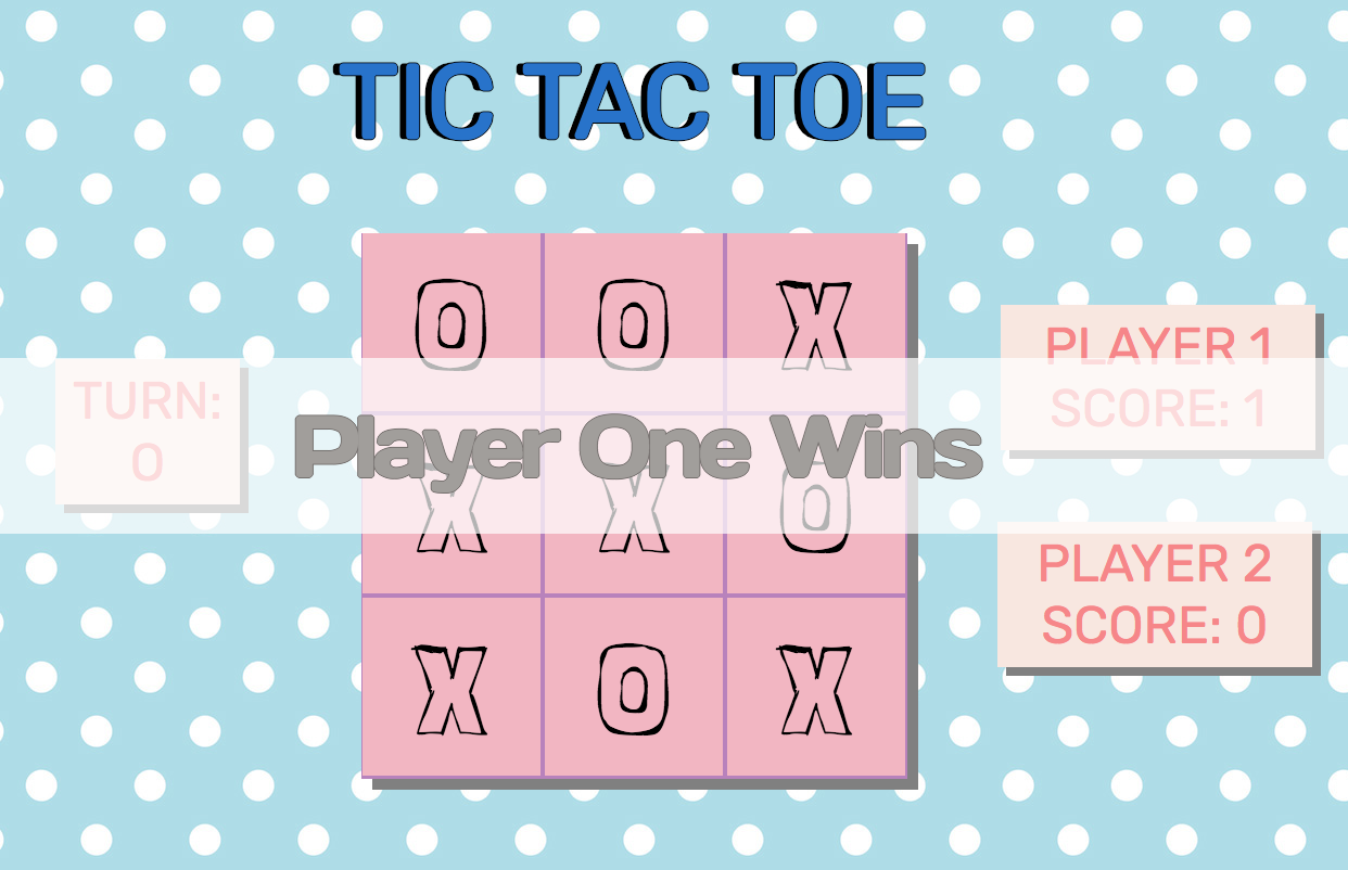 Tic Tac Toe Win Screenshot
